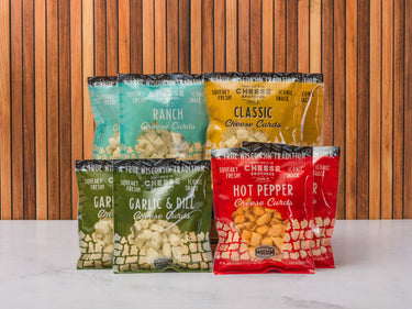 Wisconsin Cheese Curds Sampler (9-Pack) *Ships Fresh Daily*